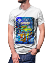 Scooby-Doo Graphic White Cotton T-shirt For Men - £11.78 GBP