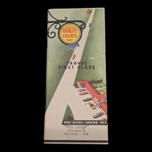 Quality Courts Travel First Class Free Guide Spring 1952 Vintage Travel ... - £7.03 GBP