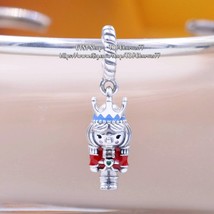 Winter Release 925 Sterling Silver Moments Festive Nutcracker 2022 Dangle Charm - £13.08 GBP