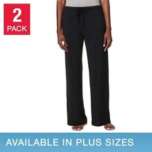 32 Degrees Soft Sleep/Lounge Pant, 2-pack Black Heather Blue  Women&#39;s Sz... - $368.85 MXN