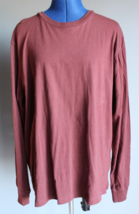 Men&#39;s George Red Long Sleeve T-Shirt ~L(42-44)~ RN 52469 - £7.49 GBP