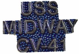 USS Midway CV-41 LAPEL PIN OR HAT PIN - VETERAN OWNED BUSINESS - $5.58