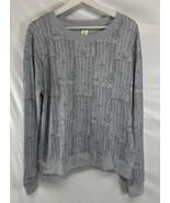 Honeydew Soft Baby Blue Pullover Sweater Jersey Style Top Long Sleeve Xl - $25.73 CAD