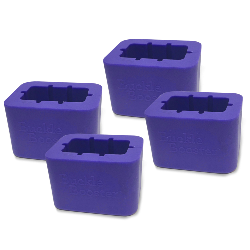 Buckle Booster™ Seat Belt Receptacle Raiser (4-pack)