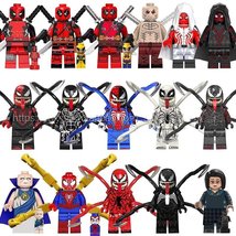 16pcs Deadpool Amazing Watchers Minifigures Spider-Man Venom Sets - £28.59 GBP