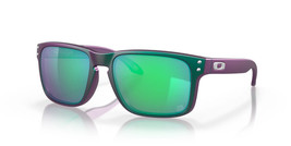 Oakley Holbrook TLD Sunglasses OO9102-T455 Matte Purple Green Shift / PRIZM Jade - $118.79