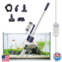 AQQA DC Fish Tank Cleaner, Electric Aquarium Water Changer with 6-in-1 C... - $85.33