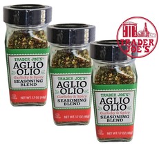 3 Packs Trader Joe&#39;s Aglio Olio Garlicky &amp; Spicy Seasoning Blend NET WT ... - £15.56 GBP