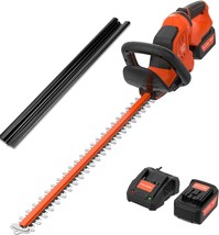 An Upgraded Electric Cordless Hedge Trimmer With A 22&quot; Dual-Action Blade... - $68.96