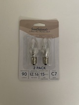 2 ScentSational 15 watt wax warmer bulb - $3.00