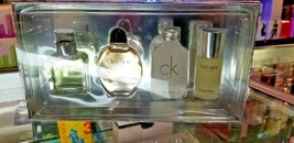 Calvin Klein 4 Piece Assorted Set Eternity Ck One Obsession Escape .5oz 15ml New - $69.99