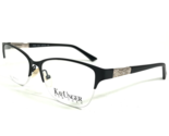 Kay Unger Gafas Monturas K200 BLK Negro Plateado Gato Ojo Borde Medio 54... - £41.02 GBP