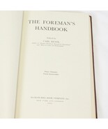 Foreman&#39;s Handbook Carl Heyel 1943 First Edition Hardcover  8&quot; x 5&quot; x 1/2&quot; - $300.32 MXN