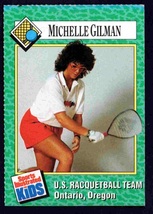 Michelle Gilman US Racquetball Team 1990 Sports Illustrated For Kids 161 Oregon  - £0.58 GBP