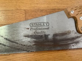 Vintage FINE STANLEY Crosscut No. 39-111 Hand Saw - 11 Point 26 Inch - $49.45
