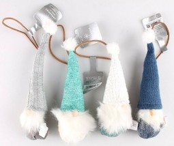 4ct Birchwood Bay Fabric Gnome Elf Christmas Ornaments Wondershop 2018 N... - £11.96 GBP