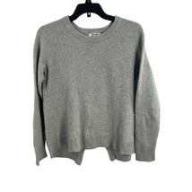 Madewell Grey Split Back Sweater Size Small - £18.12 GBP