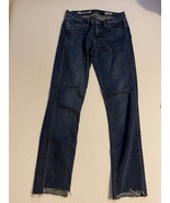 Madewell “Skinny Skinny” Dark Blue Denim Jeans Women&#39;s 26 X 32 RN#77388 ... - £22.91 GBP