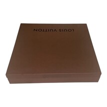 Louis Vuitton Large Brown Gift Box 14.5x13.75x2.75 Storage Packaging Case image 6