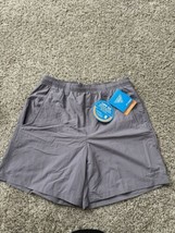 Columbia Mens PFG Gray Omni-Shade Gray Shorts BackCast III Water Size Small - $27.99
