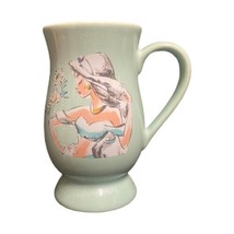 Disney Mug Aladdin Starry Eyes Princess Jasmine Kiu Hung Coffee Tea Pedestal Cup - £17.20 GBP