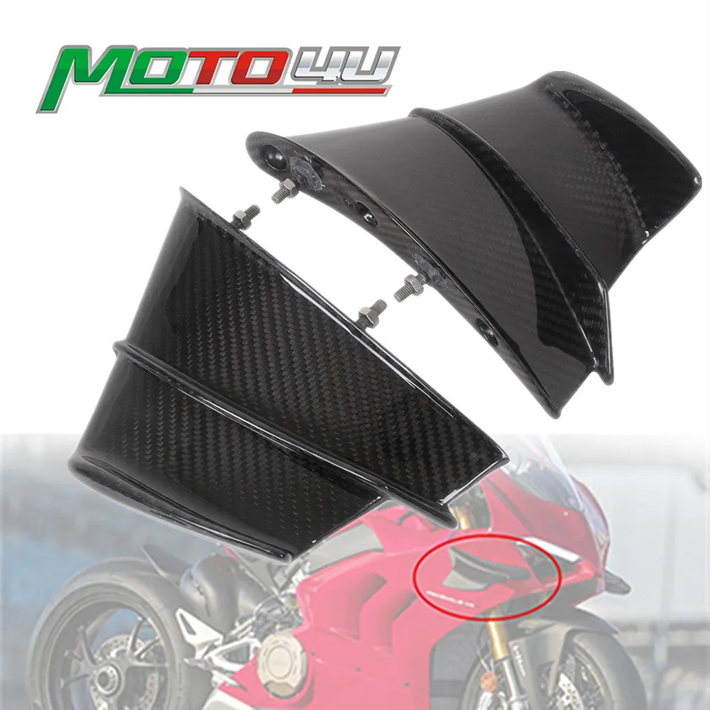 Ale v4 v4s v4r 2019 2022 2023 carbon fiber motorcycle accessories winglets aerodynamics thumb200