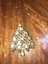 Vintage Eisenberg Ice Sparkly Christmas Tree Brooch! - £37.79 GBP