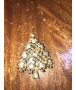 VINTAGE EISENBERG ICE SPARKLY CHRISTMAS TREE BROOCH! - £36.98 GBP