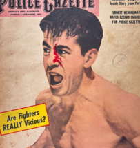 1951 Rocky Graziano Boxing Police Gazette COVER ONLY Litho Print Sports ... - $34.99