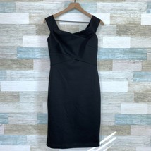 WHBM Instantly Slimming Sheath Dress Black Off The Shoulder Stretch Womens 8 - £52.25 GBP