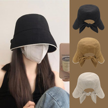 Bow Bucket Hat, Vacation Beach Sun Hat, Women&#39;s Accessories, Summer Hats - $17.99