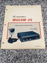 Motorola MOCOM 35 MANUAL Mobile Fm 2-way Radio Original Vintage Schematic  - $14.75