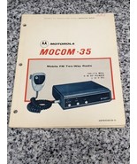 Motorola MOCOM 35 MANUAL Mobile Fm 2-way Radio Original Vintage Schematic  - £11.60 GBP