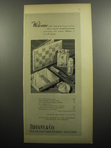 1952 Tiffany &amp; Co. Ad - Cigarette Case, Cigarette Lighter, Cigarette Holder - £14.45 GBP