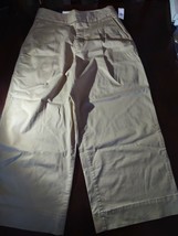GAP Size 6 Wide Leg Khaki Pants - £54.40 GBP