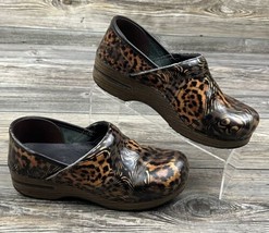 Dansko Women&#39;s Size EU 39 (US 8) Shoes Nursing Work Clog Cheetah Print - £18.82 GBP