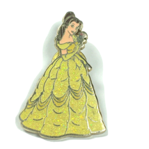 Disney Pin Princess Belle Yellow Glitter Dress Beauty and the Beast 2009 - £12.58 GBP