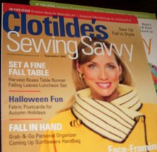 Clotilde&#39;s Sewing Savvy, September 2005 [Single Issue Magazine] Clotilde&#39;s - £1.97 GBP