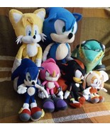 Great Eastern Sonic The Hedgehog Tails Cream Vector Characters Plush 7pc... - £434.70 GBP