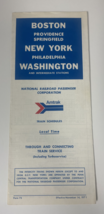 Amtrak Boston New York &amp; Washington Timetable 1971 - £7.75 GBP