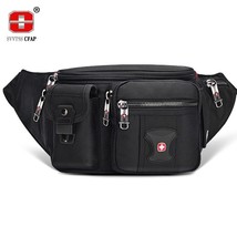 waist pack Men bag black Belt bag fanny pack for women bum bag Male waist pouch  - £64.56 GBP