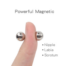 3 Pairs of Powerful Magnetic Orbs Nipple Magnetic Clamps Clitoris Labia ... - $17.55