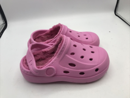 Clogs Pink Girls Lines Size 12 - £8.02 GBP