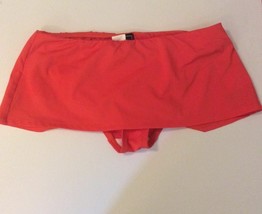 NEW 2 BAMBOO Skirted Bikini Bottom Separate In Papaya (Size XS)  - MSRP $49.00! - £15.62 GBP
