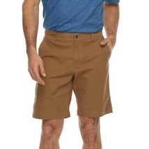 Mens Shorts Flat Front Columbia Brown Stretch Casual-size 40 - £19.46 GBP