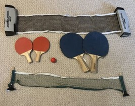 Franklin Table Tennis Set Paddles Nets Ping Pong Game Regular &amp; Mini - $24.75