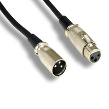 Kentek 6&#39; Shielded XLR Microphone Mic Pro Audio Cable Cord Extension Mal... - £15.17 GBP