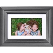 7&quot; Digital Picture Frame with Mat Gray Wood - Polaroid - £37.82 GBP