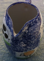 Hand Painted in Italy ceramic pitcher image 3