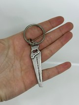 Handyman Club of America Silver Tone Saw Keychain Key Ring Collectible Gift - $12.83